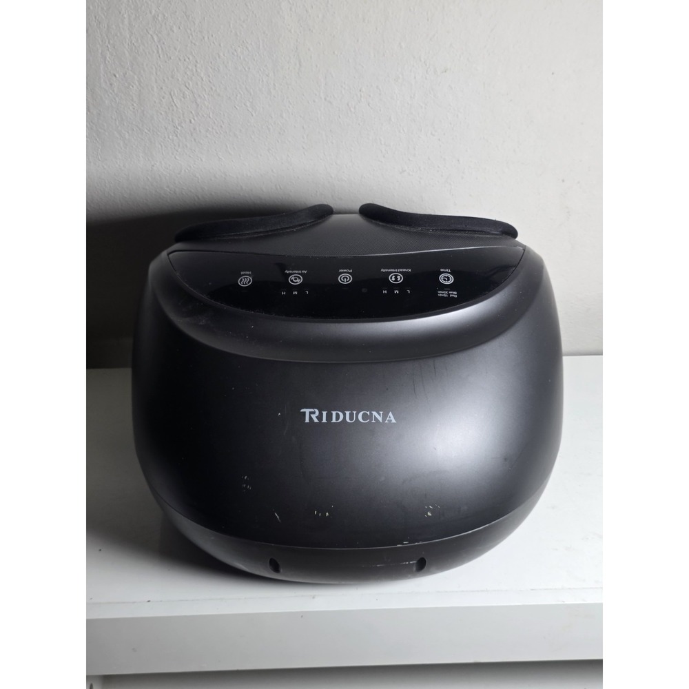 TRIDUCNA Heated Foot Massage Machine Kneading Intensity Setting Black Electric